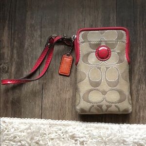 Coach wristlet